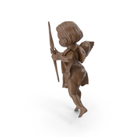 Chocolate Cupid With A Bow PNG & PSD Images