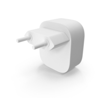 Monochrome USB Wall Charger PNG & PSD Images