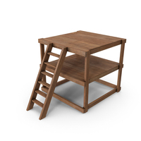 Wooden Shelf Rack PNG & PSD Images