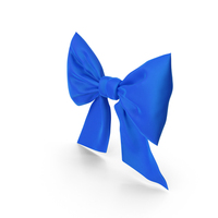 Gift Bow BLUE PNG & PSD Images