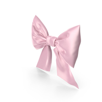 Gift Bow Pastel Pink PNG & PSD Images