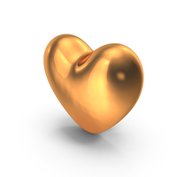 Heart Gold PNG & PSD Images