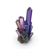 Gemstone Crystals PNG & PSD Images