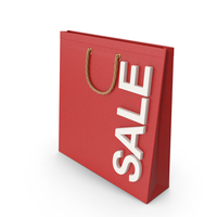 PAPER BAG RED WHITE PNG & PSD Images