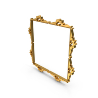 Box Frame Border Design Gold PNG & PSD Images
