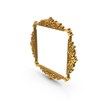 Box Border Frame Design Gold PNG & PSD Images
