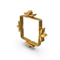 Small Box Border Frame Design Gold PNG & PSD Images