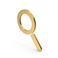 Gold Symbol Search PNG & PSD Images