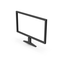 Black Symbol Monitor PNG & PSD Images