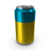 Soda Can - Blue PNG & PSD Images