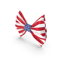 Bow Tie In US Flag PNG & PSD Images