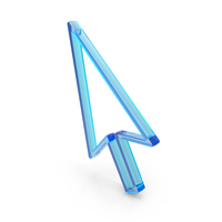 Mouse Arrow Icon Glass PNG & PSD Images
