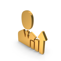 Businessman Icon Gold PNG & PSD Images
