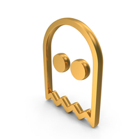 Enemy Ghost Icon Gold PNG & PSD Images
