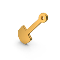 Shovel Icon Gold PNG & PSD Images