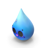 Kawaii Water Drop PNG & PSD Images