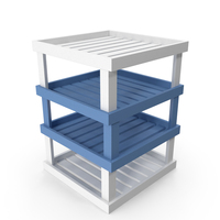 Wooden Shelf Rack PNG & PSD Images