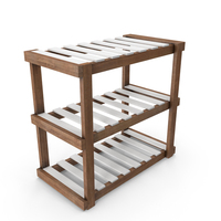 Wooden Shelf Rack PNG & PSD Images