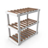 Wooden Shelf Rack PNG & PSD Images