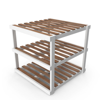 Wooden Shelf Rack PNG & PSD Images