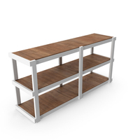 Wooden Shelf Rack PNG & PSD Images