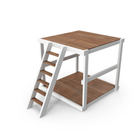 Wooden Shelf Rack PNG & PSD Images