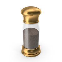 Gold Pepper Shaker PNG & PSD Images
