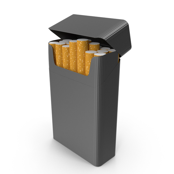 Black Cigarette Pack PNG & PSD Images