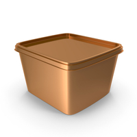 Copper Butter Box PNG & PSD Images