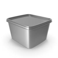 Silver Butter Box PNG & PSD Images