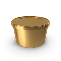 Gold Butter Box PNG & PSD Images