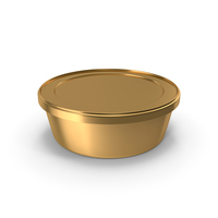 Gold Butter Box PNG & PSD Images