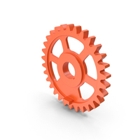 Orange Gear PNG & PSD Images