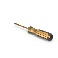 Gold Screw Driver PNG & PSD Images