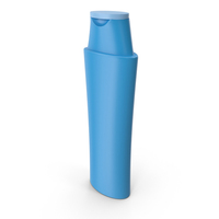 Blue Shampoo Bottle PNG & PSD Images