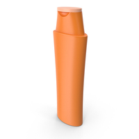 Orange Shampoo Bottle PNG & PSD Images