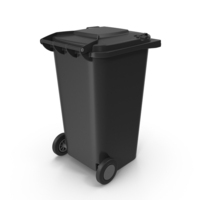 Black Trash Bin PNG & PSD Images