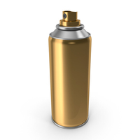 Gold Spray Can PNG & PSD Images