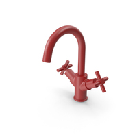 Red Faucet PNG & PSD Images