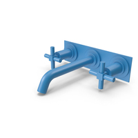 Blue Faucet PNG & PSD Images