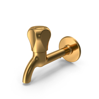 Gold Faucet PNG & PSD Images
