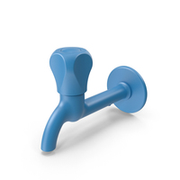 Blue Faucet PNG & PSD Images