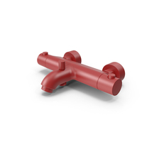 Red Faucet PNG & PSD Images