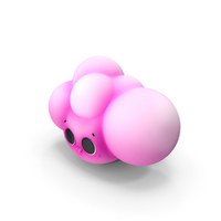 Kawaii Cloud Pink PNG & PSD Images