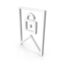 Label Unlock Shape White PNG & PSD Images