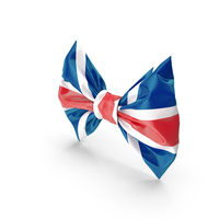 Bow Tie In United Kingdom Flag PNG & PSD Images