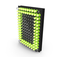 LED Matrix Number 0 PNG & PSD Images