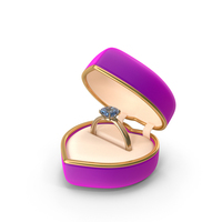 Wedding Ring With Blue Topaz PNG & PSD Images