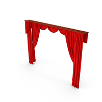 Stage Curtain Red Colour PNG & PSD Images