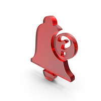 Notification Bell Question Glass PNG & PSD Images